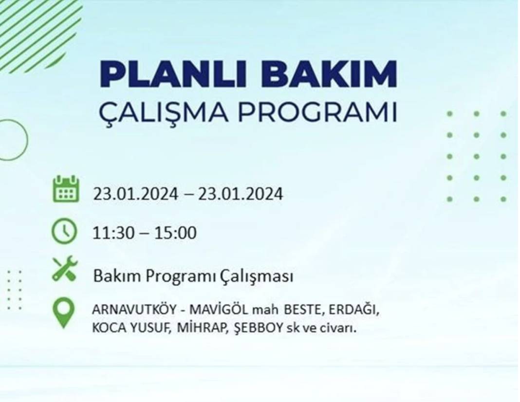 İstanbul karanlığa gömülecek! 22 ilçede saatlerce elektrik gelmeyecek! Hangi ilçelerde elektrik kesintisi var? 2